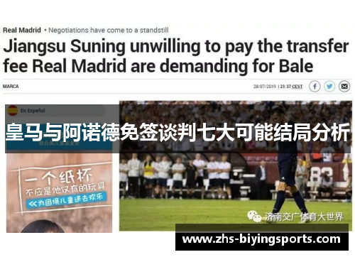 皇马与阿诺德免签谈判七大可能结局分析